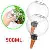 2/4Pcs 500ml Automatic Plant Watering Bulbs Drip Irrigation Stakes Insert Flowers Self Watering Globes Style Indoor Flower