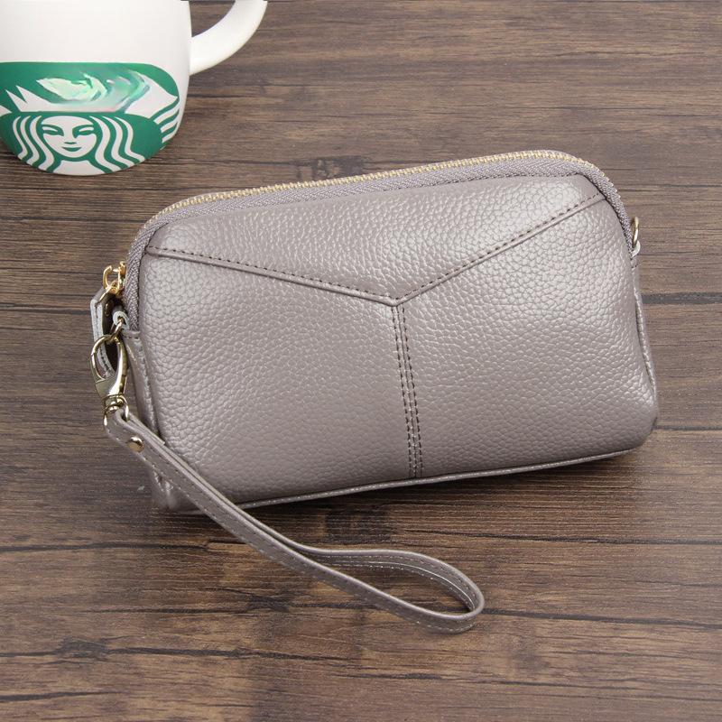 Женские кошельки большой вместимости из коровьей кожи - кошелек-клатч, кошелек для монет и держатель для карт