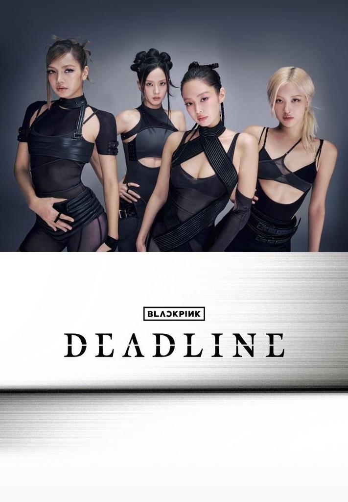 Официальный набор заколок для волос BLACKPINK [DEADLINE] - Премиальный металлический аксессуар (Набор из 2 предметов)