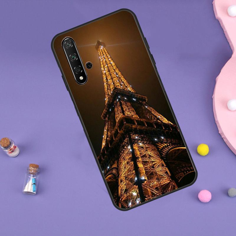 Чехол Paris Eiffel Tower France для Huawei Nova 11i 3i 7i 5T 11 9 10 SE Y60 Y61 Y70 Y90 Y91 P20 P40 Lite P30 Pro