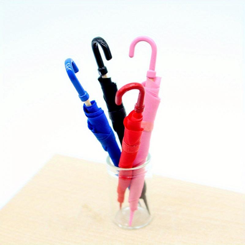1 Mini Garden Simulation Mini Color Umbrella Cannot Open Retro Miniature Scene Ornament - Simulation, Durable, No Electricity Re