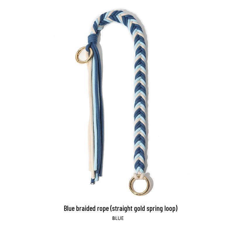 SP-109: Versatile Hand-Woven Shoulder Straps with Creative Contrasting Colors, Ideal for Bags and Single Shoulder Styles.