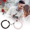 Couple Bracelet His And Her Bracelet Heart-shaped Matching Bracelet Long-distance Relationship Anniversary Gifts Couple's Jewelry (1 Pair)