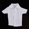 1/12 Button Down Shirt Dress Up Cosplay Accessories Outfit Casual Miniature Trendy Clothing for 6''