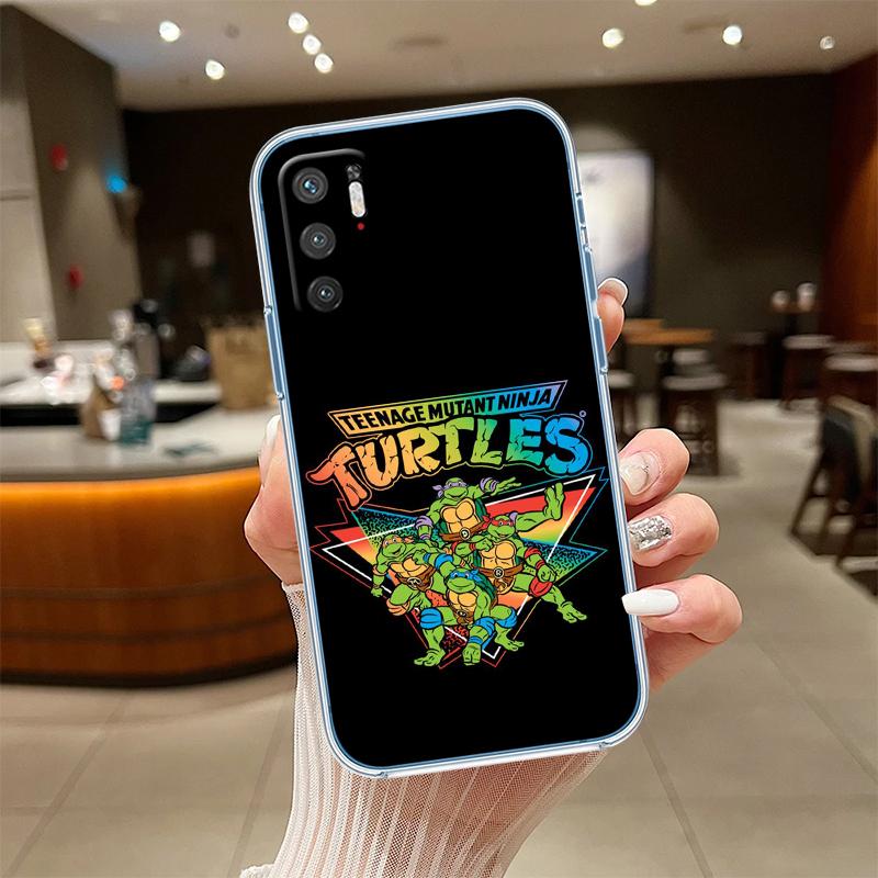RE61 TMNT Transparent Phone Case for Motorola Moto E13 E15 E20 E22 E22I E22S E30 E32 E40 E7 E7I G Plus Power Play Stylus G22 G14