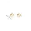 Diamond stud earrings femininity French geometric fashion earrings