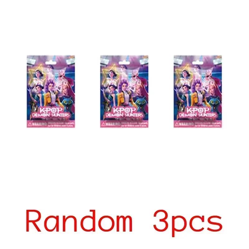 ::Охотник на демонов 24 штНовый Аниме KPopКукла Виниловая игрушка Руми Мира Зои Персонаж Виниловая маска с коробкой Ручная работа Подарок на день рождения Подарок для фан-клуба