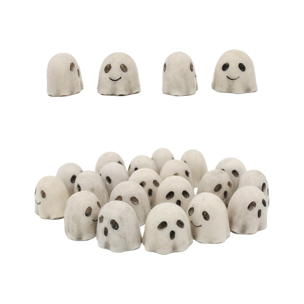 20PCS Lightweight Halloween Skull Figurine Resin Miniature Dragon Skull Figurine  Home Decoration