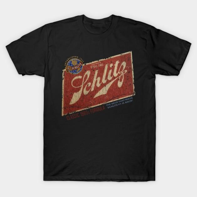 Винтажная футболка - Пиво Schlitz 1960-х
