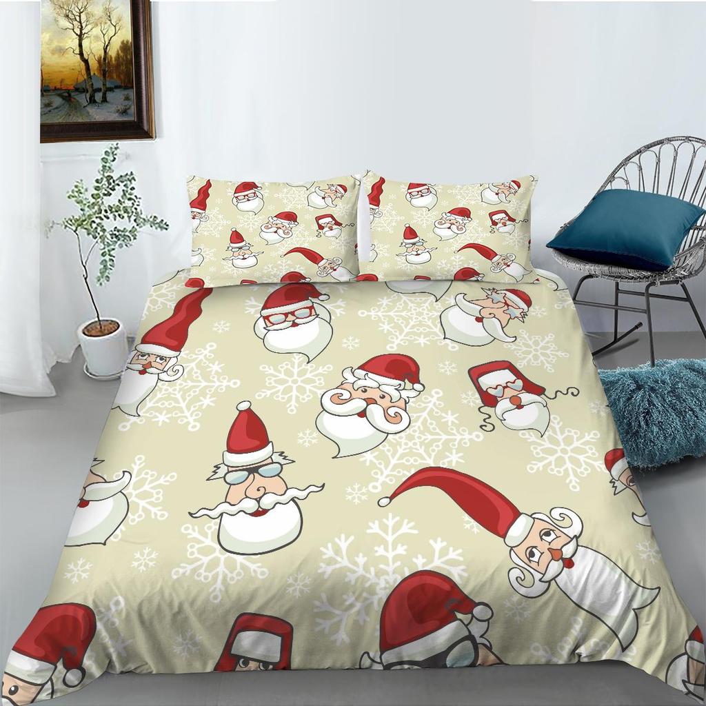 Комплект пододеяльников, домашнее постельное белье, уникальный дизайн, рождественский домашний текстиль, комплект одеял высокого качества