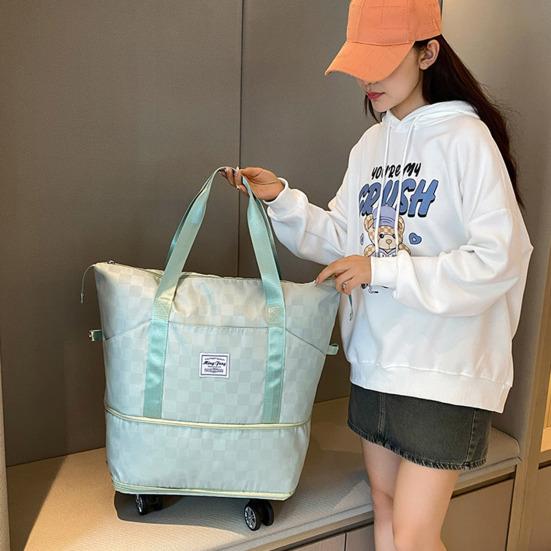 Сумка для хранения объемом 36–55 л. Расширяемая сумка для хранения со съемными колесиками. Сумка для багажа.