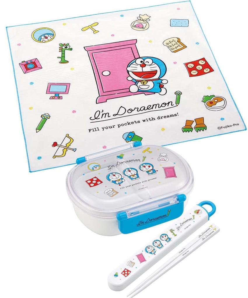 Skater Ланч Дораэмон Линия 43 x 43 Сделано из ткани, Дизайн, Sanrio, см, Япония, KB4-A