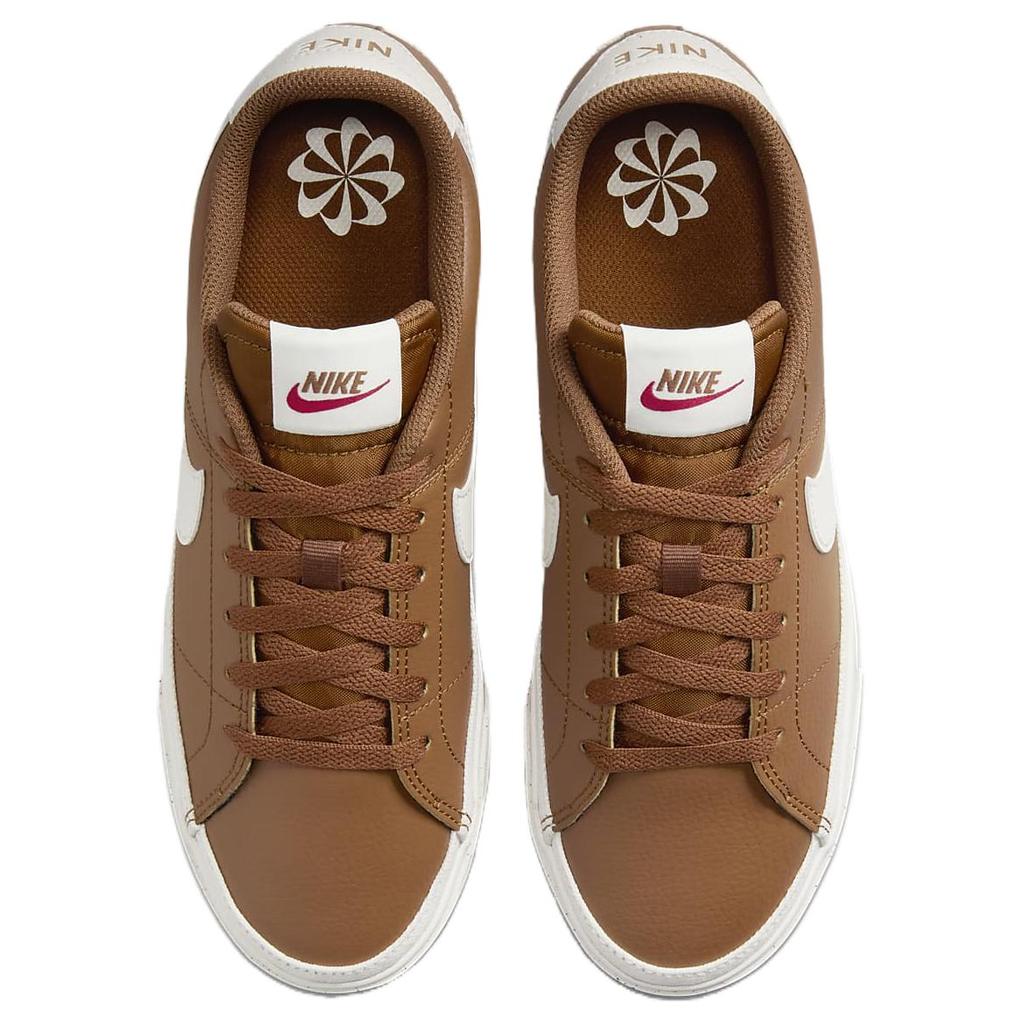 Women's Sneakers Nike Court Legacy Next Nature Light British Tan Fire Red Sail (Women's)