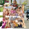 Fashion Spain Female singer B-bad G-Gyal  Four Seasons Blanket Sofa Cover Travel Bed Plush Blanket Office Break Blanket Gift