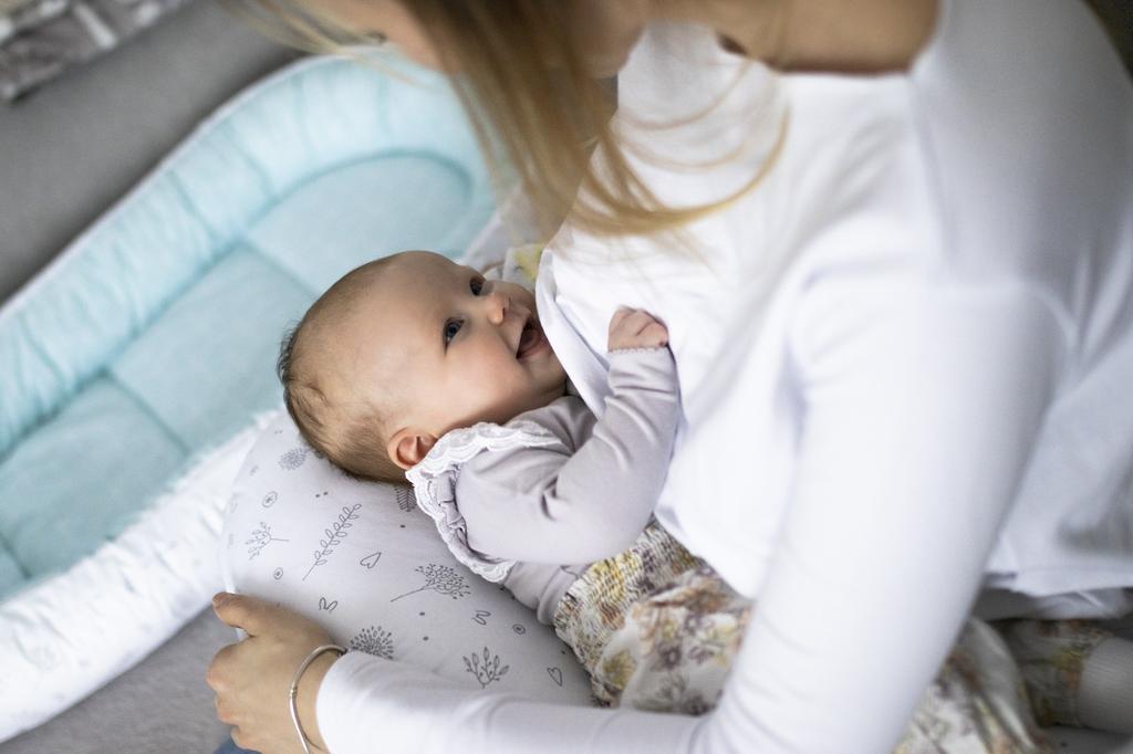 Bellochi Baby Nest Pod Baby Sleep Pod for Newborn - 100% Cotton - 90x60x12cm - with Protective Edges CuMint