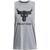 Logo Print Round Neck Sleeveless Training Vest Men Vests Gray 1373787-035
