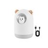 Портативный мини-увлажнитель 300 мл Мультяшный USB-увлажнитель холодного пара с цветной подсветкой Маленький персональный настольный увлажнитель с автоотключением