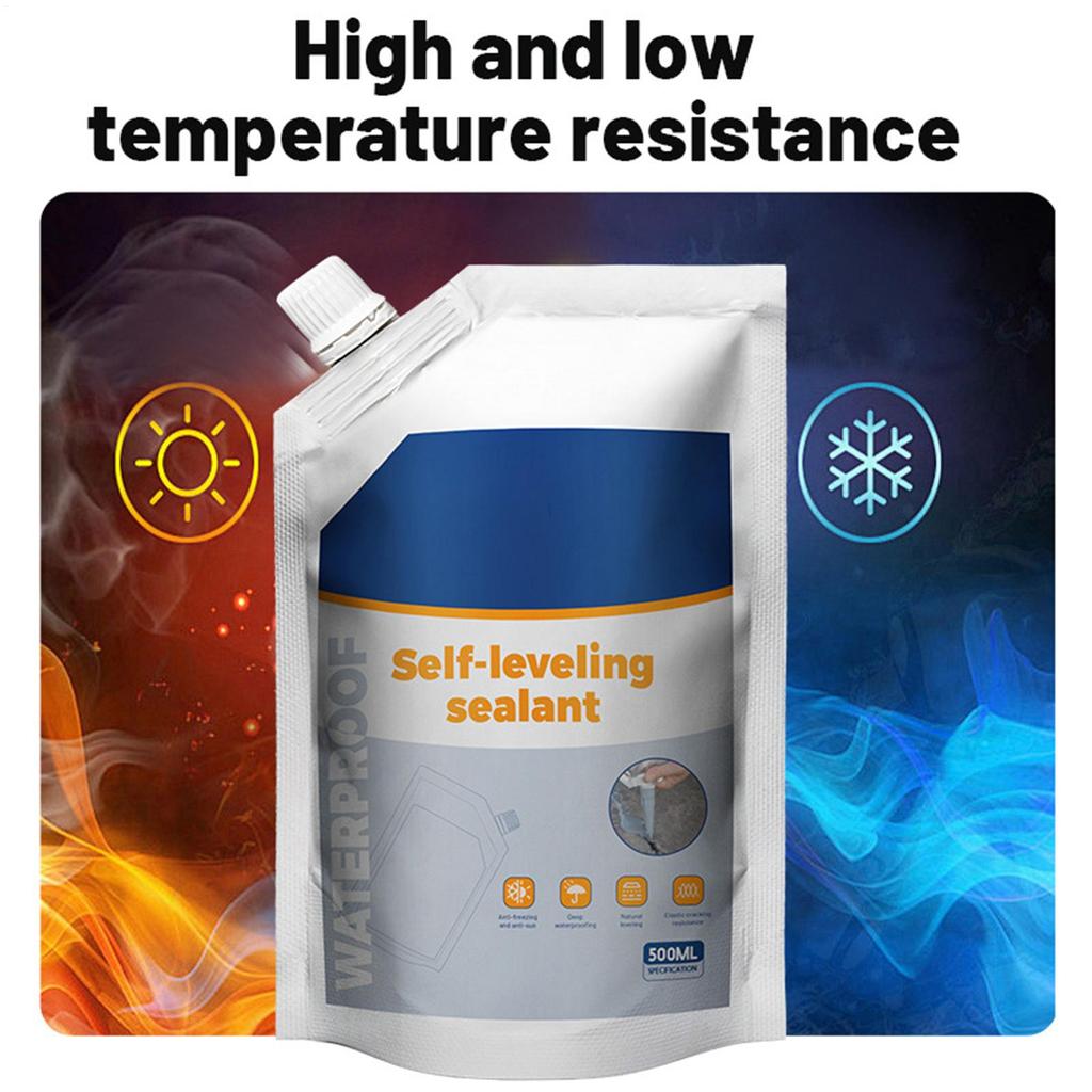 Concrete Sealant 500ml Cement Concrete Waterproofing Sealant Heavy Duty Sealing Glue Crack Repair Wall Joint Caulking Adhesive