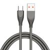 Кабель 65 Вт USB на USB C, металлическая оплетка, быстрая зарядка, 480 Мбит/с, дата-кабель, замена для мобильного телефона Type C, быстрое соединение