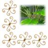Iron Plant Stem Support Heart Shape Indoor Plants Climbing Rack Hook Indoor Outdoor Plants