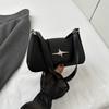 Trendy Black Pu Crossbody Bag For Women Fashionable Everyday Use Simple Design