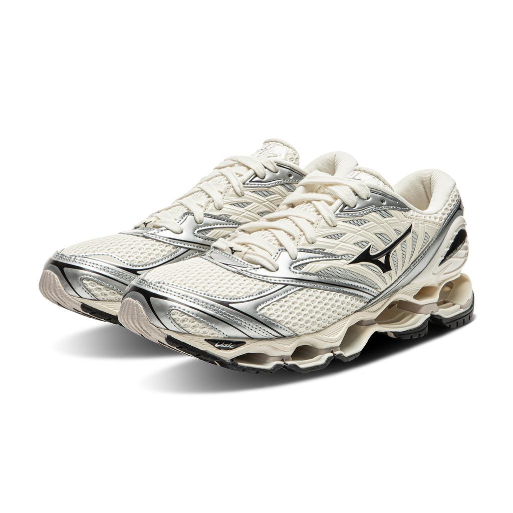 Mizuno Кроссовки Wave Prophecy LS Pristine Silver Unisex Cream Black D1GA251101