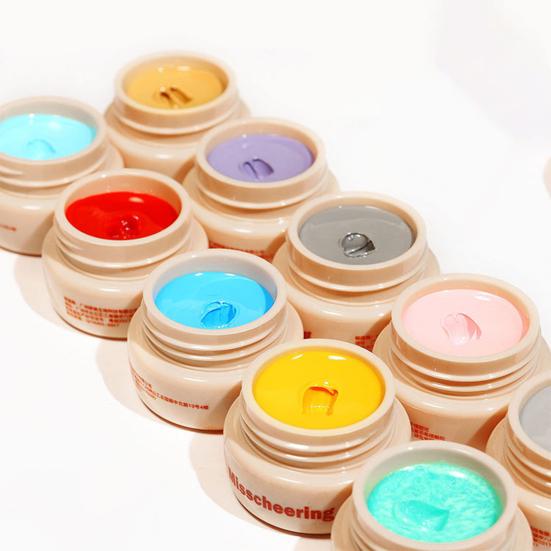 Лак для ногтей 5 мл, пигментированный, отличная насыщенность, твердый кремовый гель для дизайна ногтей, лак для рисования