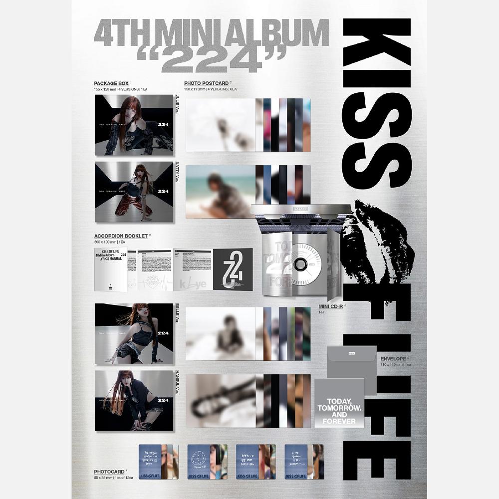 Предварительный заказ KISS OF LIFE 4th Mini Album 224 Digipack ver. и AppleMusic POB