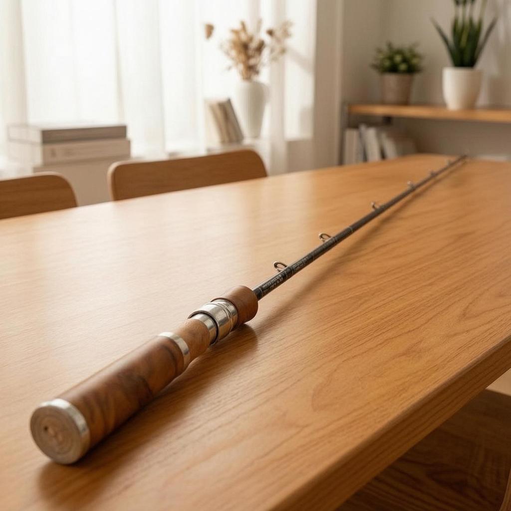 Lure Fishing Rod with Wooden Handle Sensitive for Anglers