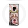Case - MANIACASE - Samsung Galaxy S9 Plus - Flexible - Pitbull Dog - Brown
