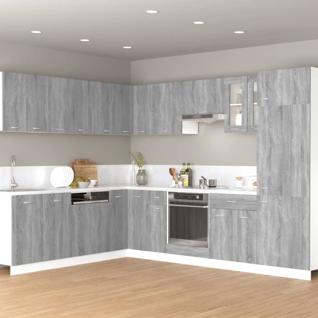 Lyon Hanging Cabinet Grey Sonoma 60 x 31 x 40 cm Particleboard