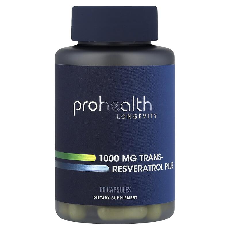 Trans-Resveratrol Plus, 60 Capsules