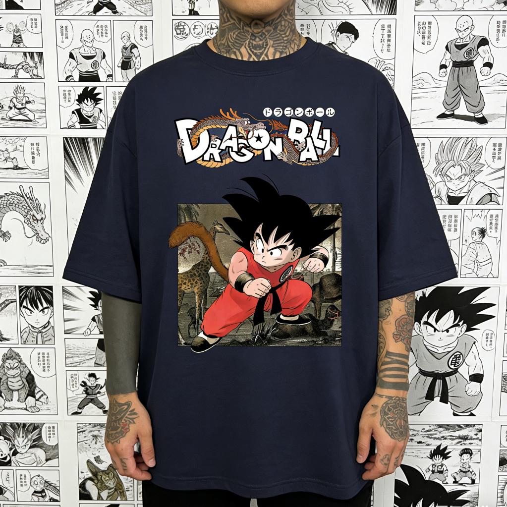 Dragon Ball Z Anime Kid Goku Printed Tshirt Mens and Womens Tshirt Mens Top Sports Tshirt Mens Tshirt Summer Tee 2026