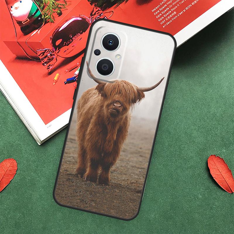 Highland Cows Case For OPPO Reno 7 8 Lite 8T 10 11 12 13 Pro 12F 13F 14F OPPO Find X8 X6 X5 X9 Pro Cover