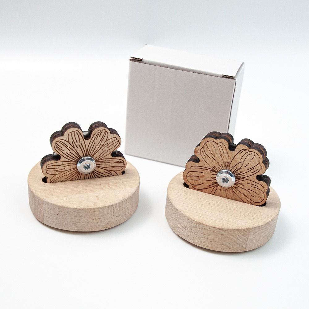 Швейные аксессуары Нитеобрезатель Резьба Лепесток Нитевдеватели для шитья Деревянный Нитеобрезатель Резак