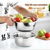 Cui Shan Hai Stainless Steel Kitchen Basin & Drainer Set