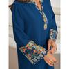 Eid Summer Print Dress Muslim Women Ramadan Abaya Long Dress Morocco Largos Dubai Turkey