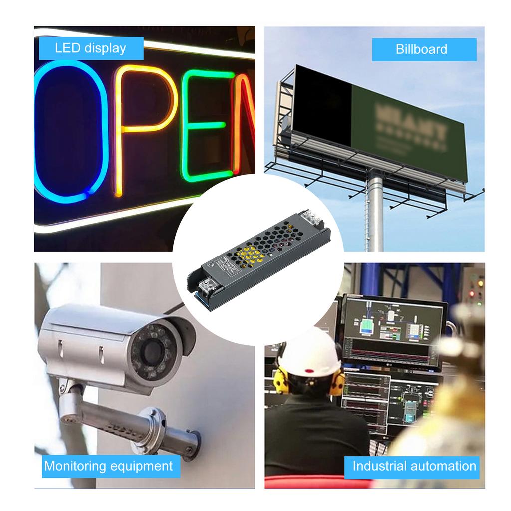 Neoglint ультратонкий адаптер питания-трансформатор для светодиодных лент AC190V-240V до DC 24V 2.5A