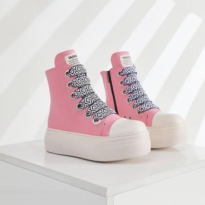 Модные женские ботильоны, весенние, удобные, с мягкой подошвой, высокие, кроссовки, не силиконовые, износостойкие, повседневные туфли