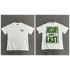 Cortez Phantom Letter Print Short Sleeve T-Shirt Couples Loose Fit Cotton Tee Teens Daily Wear