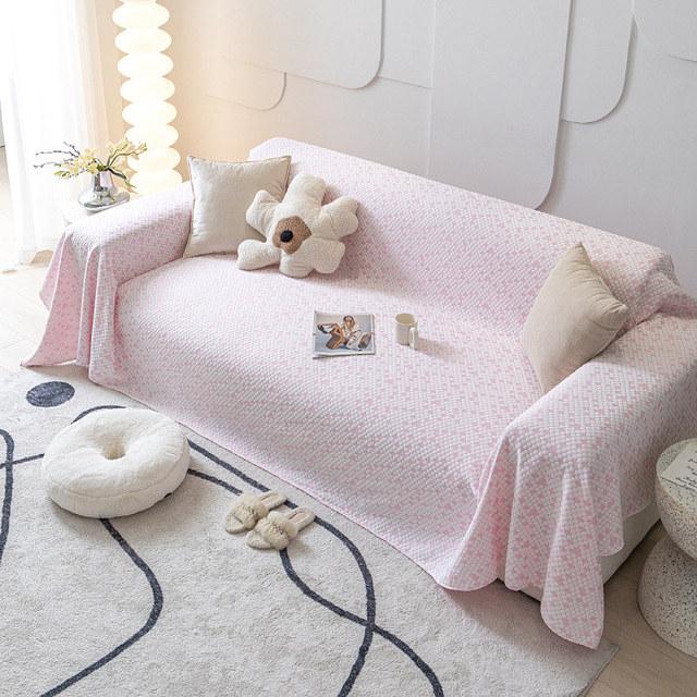 Cool Summer Sofa Cover With Arm For Leather Couch Non Slip Modern Sofa Throw Towel Furniture Protector L Shape