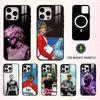 Чехол для телефона Rock Music M-MGK Kelly для iPhone17,16,15,14,13,12,11 Plus,Pro Max Магнитный для беспроводной зарядки Magsafe