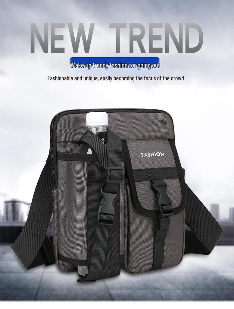 Мужская тактическая сумка через плечо - Износостойкий дорожный и уличный рюкзак