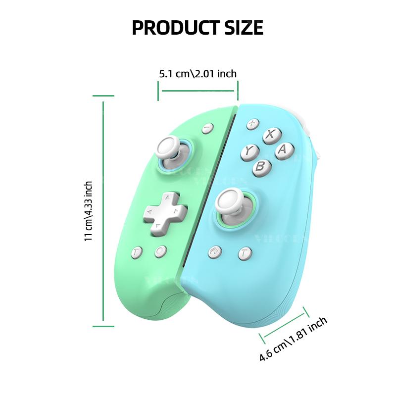 Беспроводной геймпад NS1 для Switch Lite OLED Совместимый Joy-Con L/R с Холловским джойстиком и Турбо