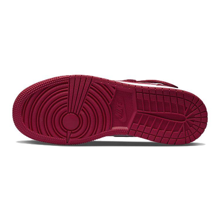 Детские кроссовки Air Jordan 1 High FlyEase GS Cardinal Red White DC7986-601