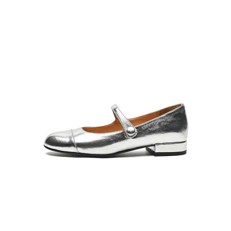 Krazing Pot Летняя обувь на низком каблуке из коровьей кожи с круглым носком, женские туфли Мэри Джейн с пряжкой и ремешком