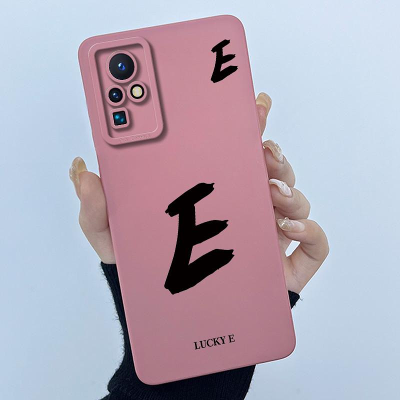 Чехол для телефона Infinix Zero X Neo / Zero X Pro X6810 X6811B X6811 Счастливой начальной буквой Мягкий матовый ТПУ Силиконовый ударопрочный чехол