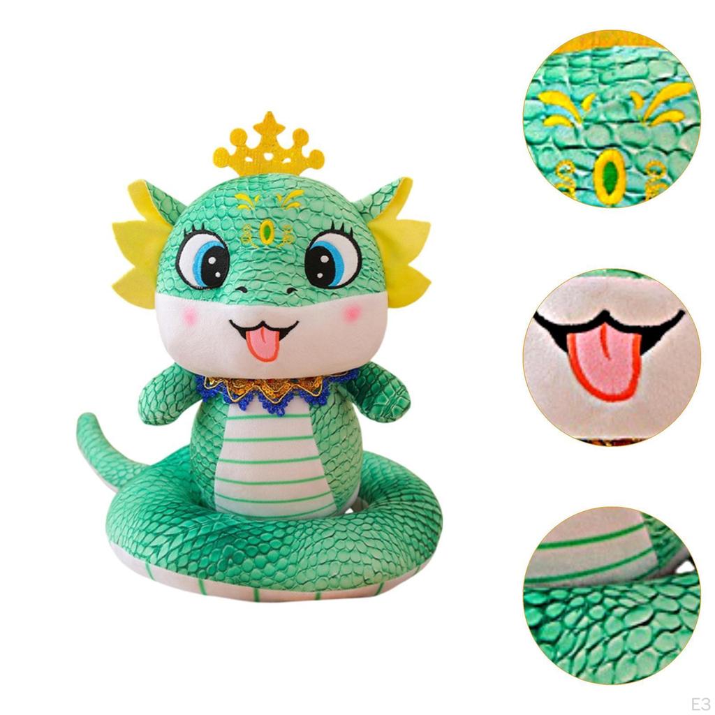 Китайский Год Змеи Плюшевая Игрушка Украшение Новоселье Подарок Новинка Мультфильм