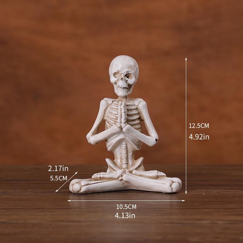 Скульптура Черепа Хэллоуинский Декор Аутентичное Изделие из Смолы Идеально Для Вечеринок И Сувениров