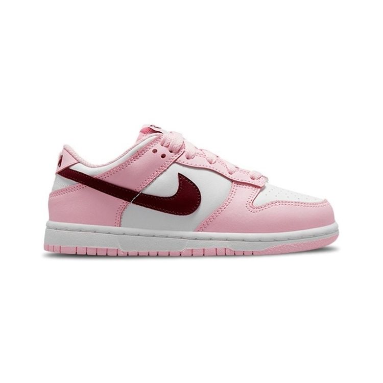 Nike Детские кроссовки Dunk Low PS ко Дню Святого Валентина, розовые, розовые, темно-свекольные, CW1588-601